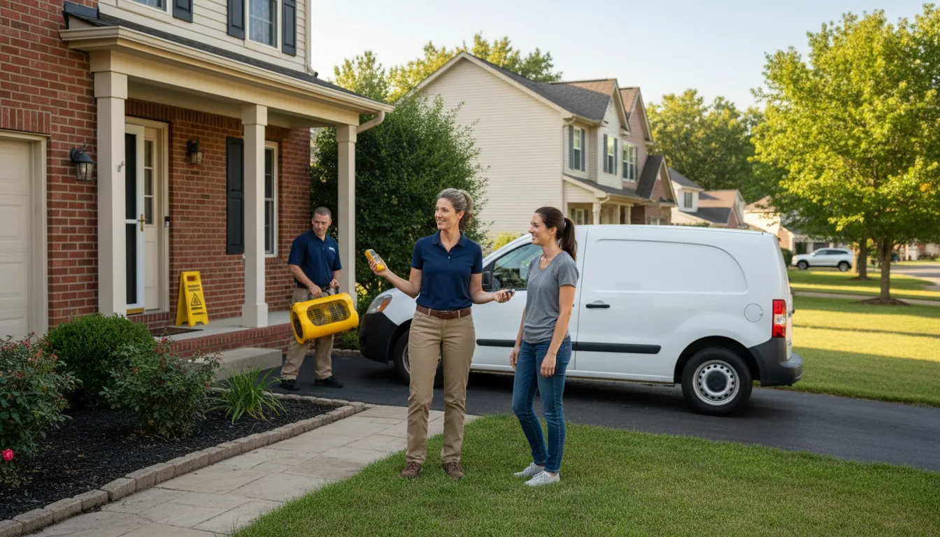 Water restoration image for Water Damage & Restoration Services in Griswold, IA